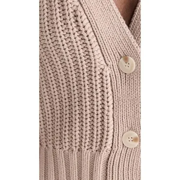 Pistola Mallory Chunky Knit Cardigan Sweater Oatmeal Size S NWOT - Picture 9 of 9